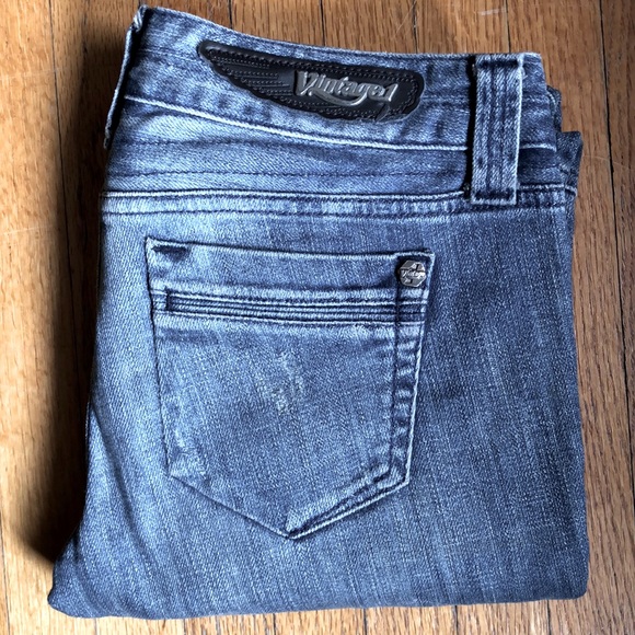 VINTAGE1  biker Jeans - Picture 2 of 8